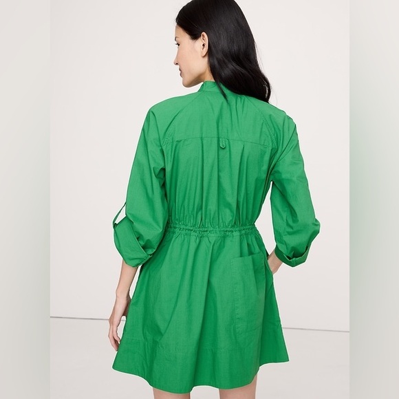 BANANA REPUBLIC COTTON UTILITY MINI DRESS - Picture 7 of 11